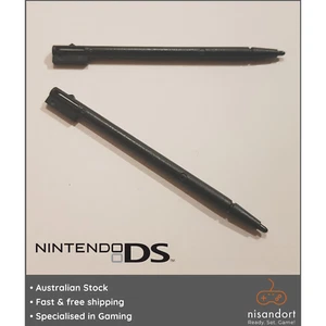 2x Nintendo DS Original/Phat Stylus Black 🕹 (NTR-004) - free post - Aust seller