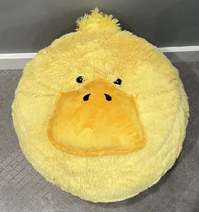 Lava Large Round Floor Pillow Cushion With Yellow Duck Cover Ottoman - Picture 1 of 11