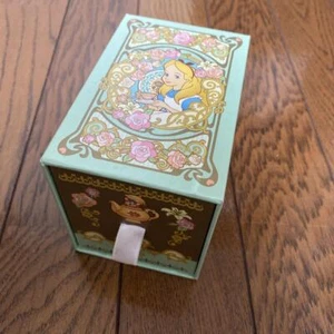 Alice im Wunderland leere Schublade Box Tokio Disney Resort Tee Party Cheshire Katze - Bild 1 von 6