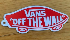 Vans Schuhe Off The Wall rot Aufkleber Skateboard Dogtown Vintage Surfbrett Vinyl AUFKLEBER - Bild 1 von 3