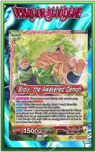 Broly, the Awakened Demon - BT11-002 UC - RE - 2nd ED - EN - NM/M - Picture 1 of 1