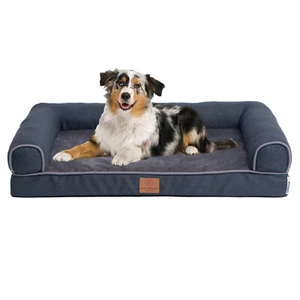 Orthopädisches Premium Hundebett mit Egg Foam, extra Trageschlaufe, Wasserdicht - Bild 1 von 6
