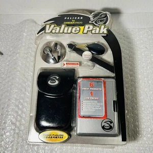 Pelican Value Pack Gameboy Micro Case Headphones & Case Brand New Sealed - Picture 1 of 2