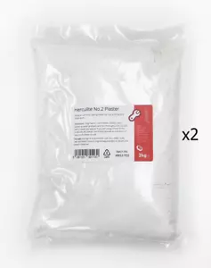 Herculite 2 Hard Casting Plaster of Paris - 4kg - Picture 1 of 2