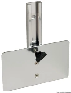 PORTA TRASDUTTORE VERTICALE REGOLABILE DI POPPA x ECOSCANDAGLIO in alluminio - Foto 1 di 1