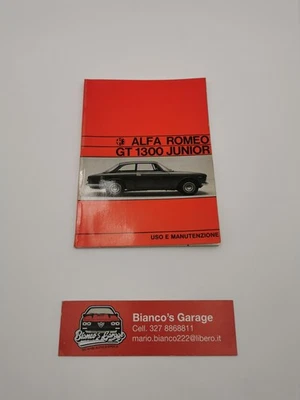 Libretto Uso E Manutenzione Alfa Romeo GT 1300 Junior - Immagine 1 di 4