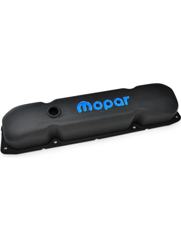 Proform Valve Cover Tall Baffled Breather Hole Black Crinkle Mopar (440-811) - Image 1 of 4