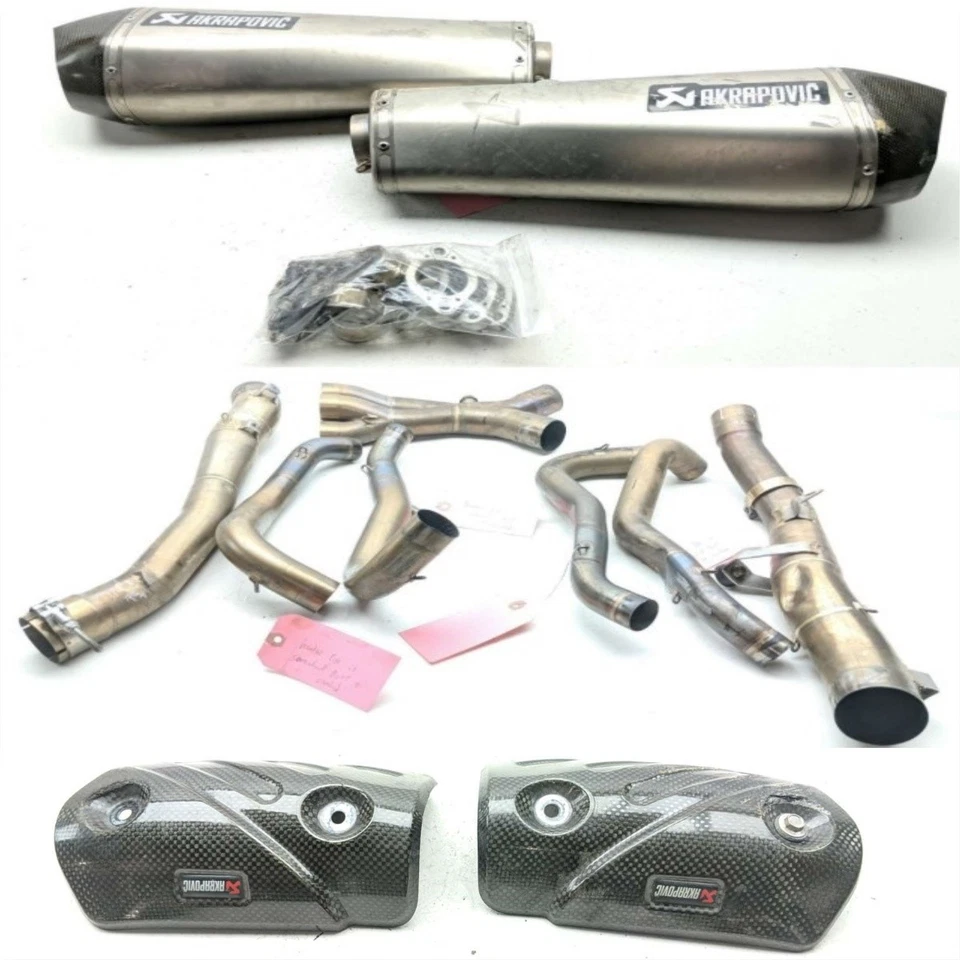Tubos de tubo de escape completo Kawasaki Ninja ZX14 AKRAPOVIC 12-21 Foto 1 de 4