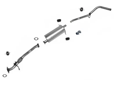 Tubo trasero silenciador para Nissan Frontier 2,4 L cabina king tracción trasera 98-00 116,1 Foto 1 de 4