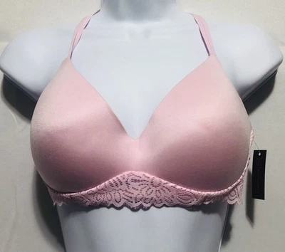 Sujetador No Boundaries Mujer Talla L Sin Alambres Rosa Encaje Ajustable Nuevo Con Etiquetas Foto 1 de 4