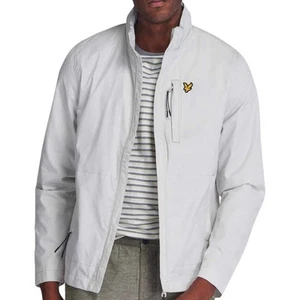 Lyle & Scott JK1220V Mens Funnel Neck Jacket Casual Padded Lightweight Warm Coat - Picture 1 of 4