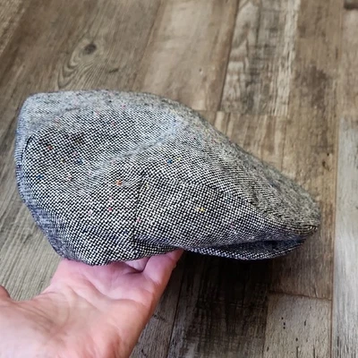 Vintage Poor Boy Cap Dorfman Pacific Wool Blend Hat AC/DC Brian Johnson Newsboy - Image 1 of 4