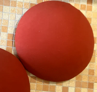 BALERI ITALIA Orange Luella 99 Pouf Stool Ergonomic Ottoman Retail $520 retail - Image 1 of 4