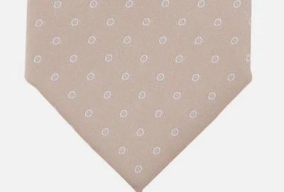 Corbata Perry Ellis Para Hombres Richmond Punto Corbata Taupe Ancho: 3 1/8" Corbata $55 2PC23-1075 Foto 1 de 3