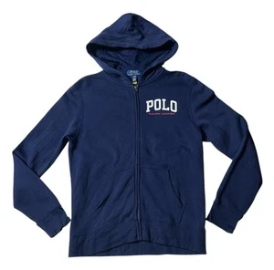 Preowned- Polo Ralph Lauren Full Zip Logo Hoodie Boys (Size L/14-16) - Picture 1 of 6