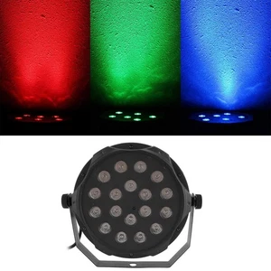 AU Plug 100-240V LED Stage Light 18X3W DMX 512 Controller Sound Activated M - Picture 1 of 12