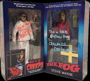 SIGNIERT NECA DER NEBEL STEVIE WAYNE & NACHT DER CREEPS DECTIVE RAY KAMERON - Bild 1 von 9