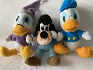 Mickey's Christmas Carol Plush (set of 3) Goofy, Donald, Scrooge - Picture 1 of 6