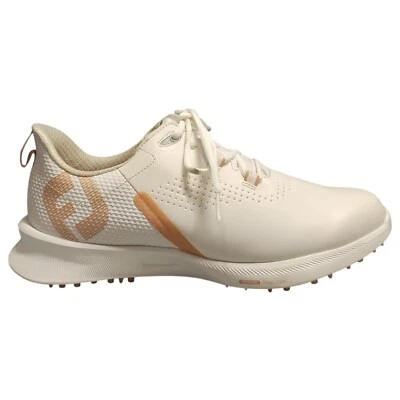 FootJoy FJ Fuel Spikeless Golf Shoes Womens US 10M White Pink Lace Up 92378 EUC - Image 1 of 4