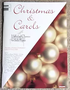 Christmas & Carols Holiday Classics for Solo Piano SONGBOOK - Picture 1 of 6