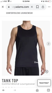 Stacy Adams Black Stretch Polyester & Spandex Blend Athletic Shirt Medium NEW - Picture 1 of 4
