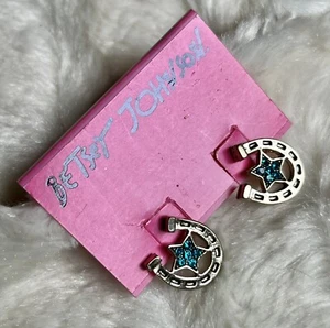 AUTHENTISCHE BETSEY JOHNSON HUFEISEN OHRRINGE NEU MIT ETIKETT - Bild 1 von 3