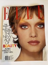Amber Valletta ROBIN WRIGHT Gilles Bensimon fashion US ELLE Jan 1993 Discounted