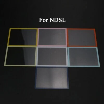 Upper Lower LCD Screen Lens Plastic Cover Replace For Nintendo DS Lite DSL NDSL - Image 1 of 4