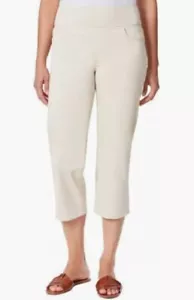 Gloria Vanderbilt Womens Pull-On Fitted Leg Mid-Rise Pant Stonewood size 16 - Picture 1 of 3