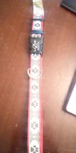 1" Lazer Brite Reflective Dog Collar adjustable 18"-26" - Picture 1 of 4