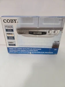 New Open Box Coby Under The Cabinet CD Player AM/FM Radio KCD150 - Picture 1 of 8