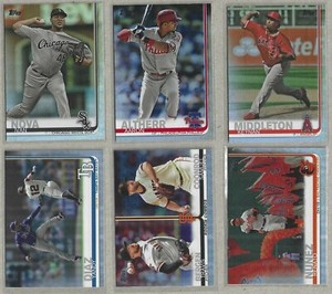 2019 Topps Foil Lot of 12; Ahmed, Bauer, San Francisco Rookie Combo
