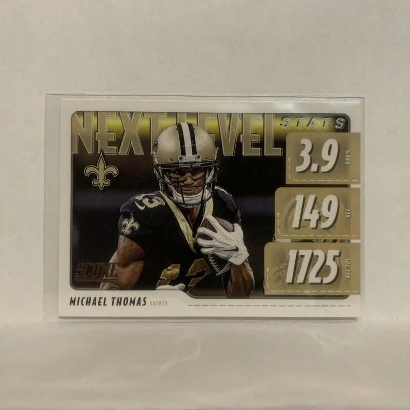 #NLS-MT Michael Thomas New Orleans Saints 2020 Score Football Card LE - Image 1 of 2