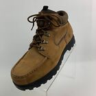 Timberland Ankle Boots Camel Leather Round Toe Lace Up Lug Sole Size 10M
