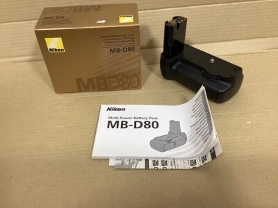 Support de main de poignée de batterie verticale Nikon MB-D80 du Japon - Photo 1/4