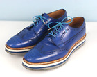Chaussures homme Prada Wing-Tip Oxford Brogues, taille 10,5 (États-Unis)