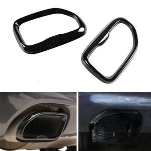 Glossy Black Exhaust Pipe Fit for BMW X3 G01 X4 G02 2020 - 2022 Tips - Picture 1 of 3