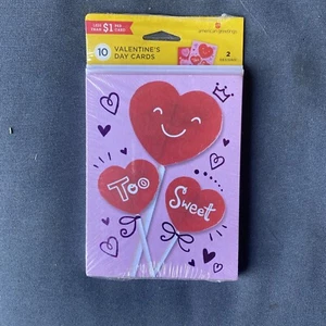  Valentinstagskarten ~ 10er Pack, 2 verschiedene Sorten - Bild 1 von 6