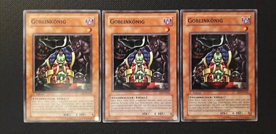 Yu-Gi-Oh! 3x Goblinkönig, AST-DE031, Common, 1. /2. Auflage, Deutsch, NM-EX - Bild 1 von 4