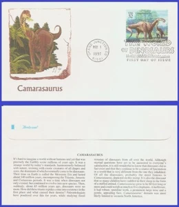 USA5 #3136c U/A FLEETWOOD FDC   Dinosaurs Camarasaurus - Picture 1 of 1