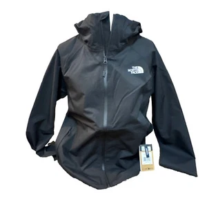 Herren The North Face Valle Vista Stretch wasserdichte Regenjacke mit Kapuze schwarz - Bild 1 von 3