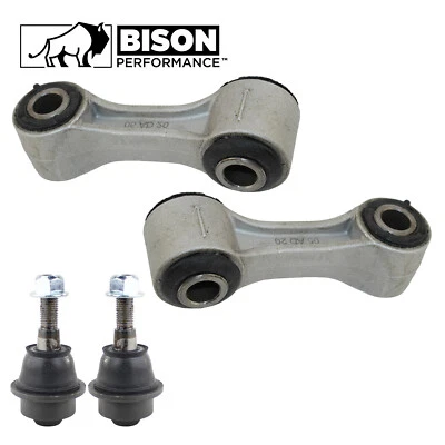 Kit de barra estabilizadora delantera y rótula inferior Bison Performance de 4 piezas para Chevrolet GMC Foto 1 de 3