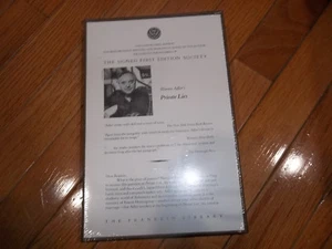 Franklin Library Signed 1st Private Lies - Adler - Picture 1 of 1