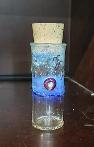 Mundgeblasenes Glas mit passendem Korken - Bild 1 von 6