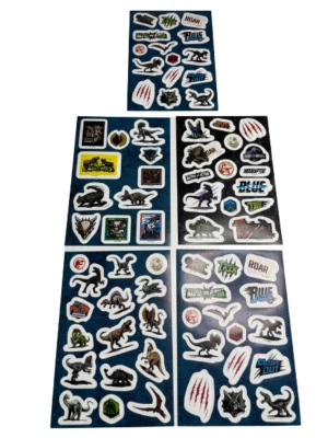 Jurassic World Dino Sticker Na Na Na Surprise Sticker Transformers Tatoos