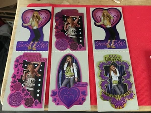 8 Hannah Montana Vending Machine Stickers Decals Lot Of 6 Miley Cyrus Disney - Picture 1 of 8