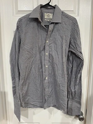Camisa de vestir Hawes & Curtis ajustada para hombre mediana 15,5 Jermyn Street St James Foto 1 de 3
