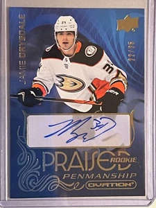 Jamie Drysdale Rookie Auto /25 2021 Ovation elogiata penna oro #PRP-JD RC - Foto 1 di 2