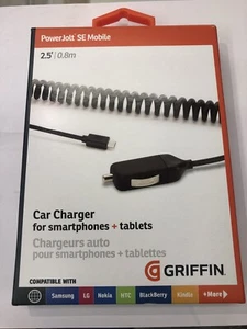 Genuine Griffin 2.1A Micro USB In-Car Charger For Smart Mobile Phones & Devices - Picture 1 of 2