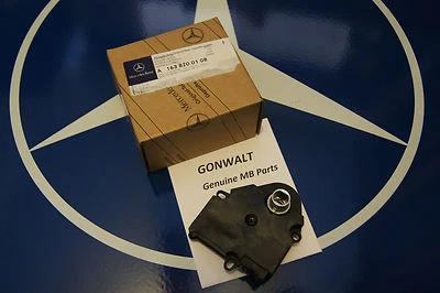 Motor actuador aleta control calefacción aire acondicionado mercedes-benz ml w163 1638200108 flujo de aire Foto 1 de 2